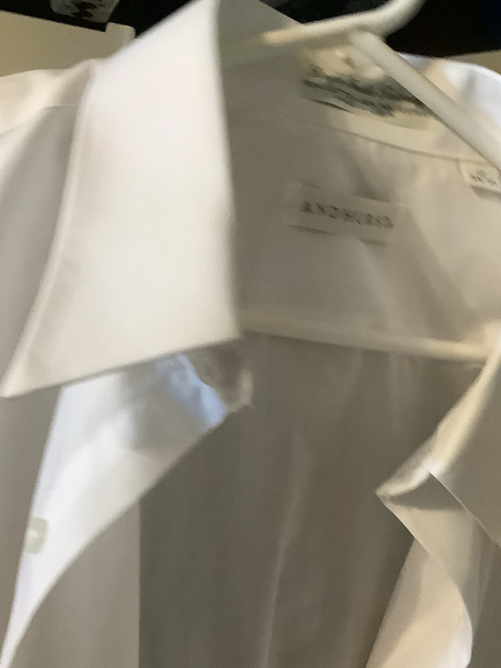 Men's Classic White Dress Shirt - Andhurst, 17 34-35, NWOT - Picture 7 of 10